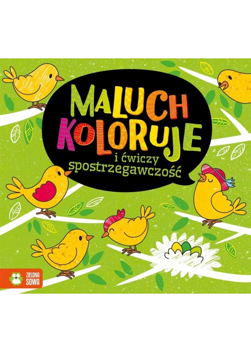 Maluch koloruje i ćwiczy spostrzegawczość