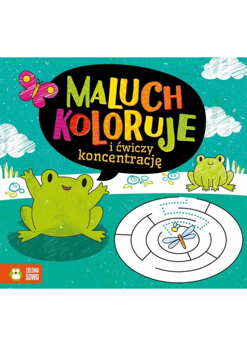 Maluch koloruje i ćwiczy koncentrację