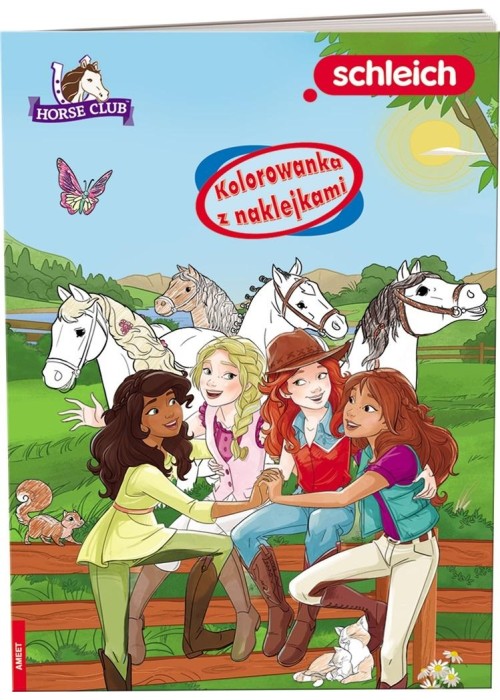 Schleich Horse Club. Kolorowanka z naklejkami