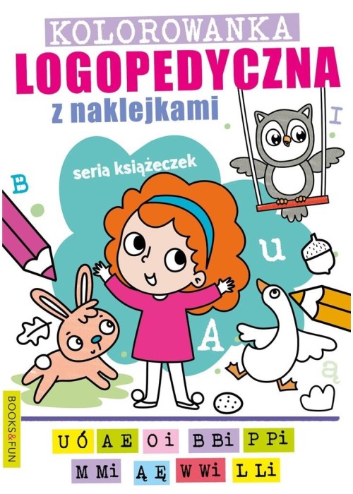 Kolorowanka logopedyczna z naklejkami 1