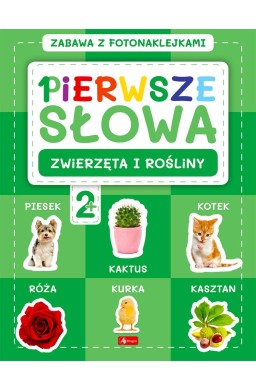 Pierwsze słowa. Zabawa z fotonaklejkami. Zwierzęta