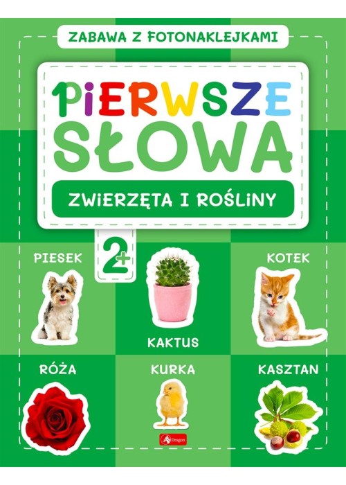 Pierwsze słowa. Zabawa z fotonaklejkami. Zwierzęta