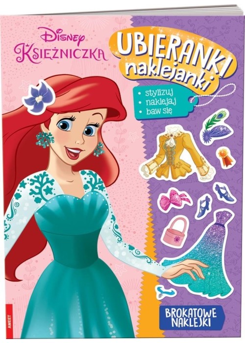 Disney Księżniczka. Ubieranki, naklejanki