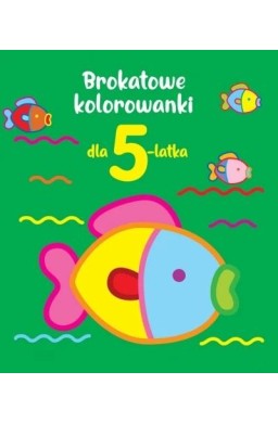 Brokatowe kolorowanki dla 5-latka