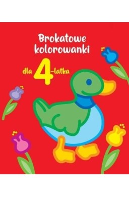 Brokatowe kolorowanki dla 4-latka