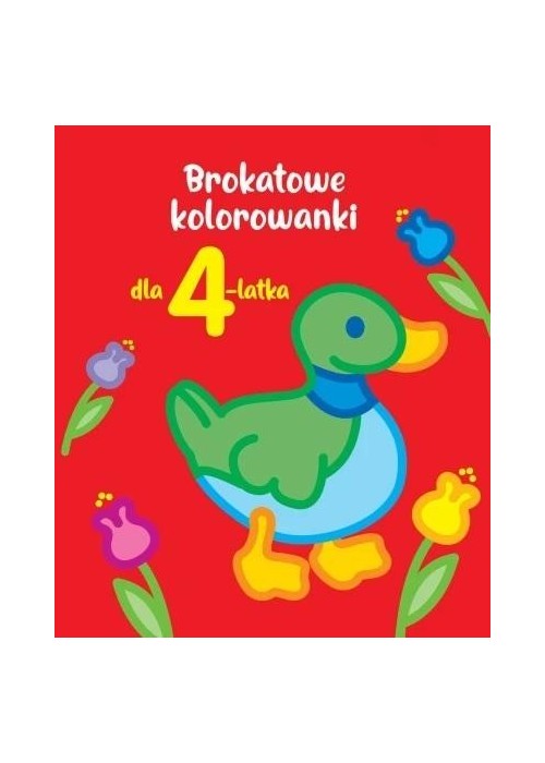 Brokatowe kolorowanki dla 4-latka