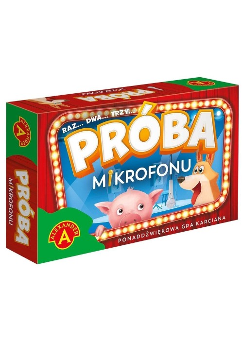 Próba mikrofonu ALEX