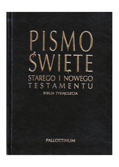 Biblia Tysiąclecia - format oazowy, ekoskóra