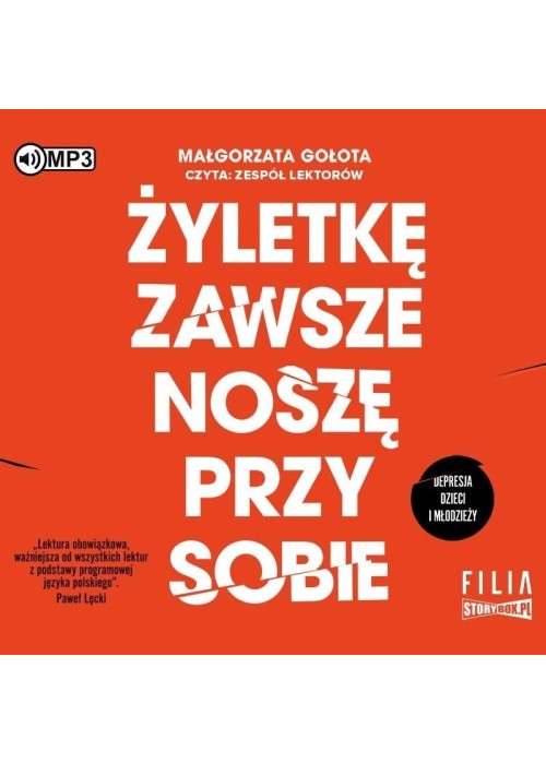 Żyletkę zawsze noszę przy sobie audiobook