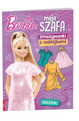 Barbie. Moja szafa. Zmazywanki z naklejkami