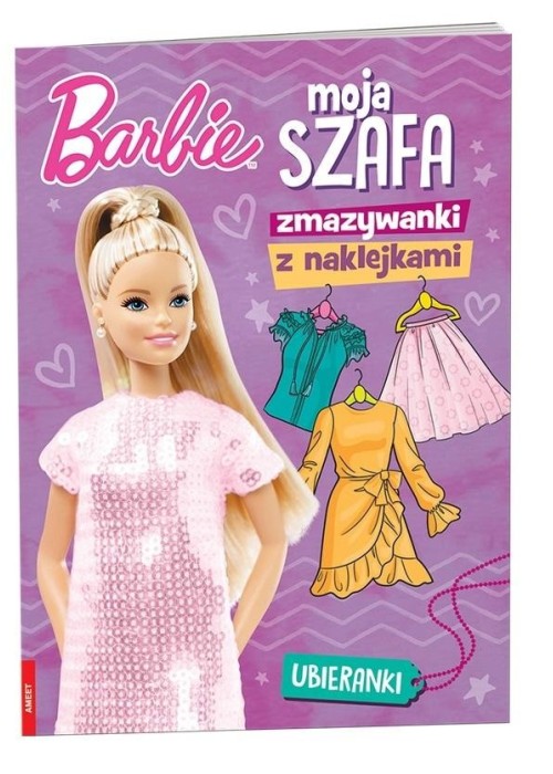 Barbie. Moja szafa. Zmazywanki z naklejkami