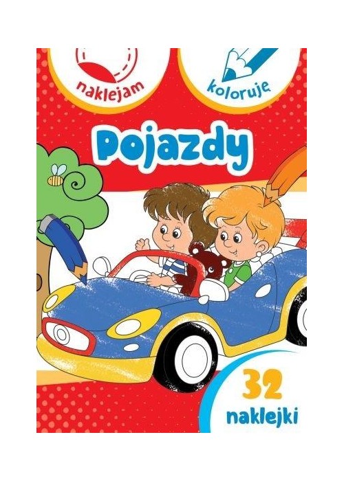 Naklejam i koloruję. Pojazdy