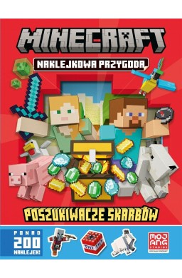 Minecraft Naklejkowa przygoda Poszukiwacze skarbów