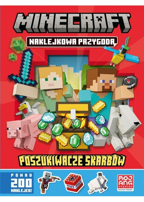 Minecraft Naklejkowa przygoda Poszukiwacze skarbów