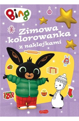 Bing. Zimowa kolorowanka z naklejkami