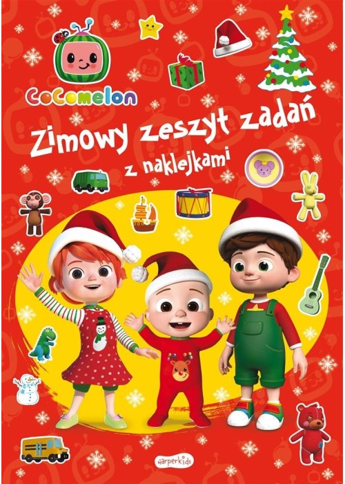 Cocomelon. Zimowy zeszyt zadań z naklejkami