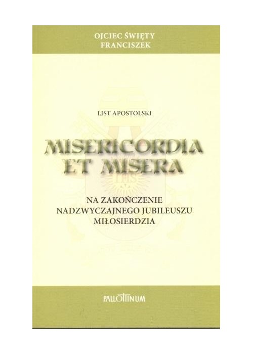 List apostolski Misericordia et Misera