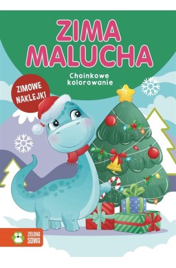 Zima malucha. Choinkowe kolorowanie