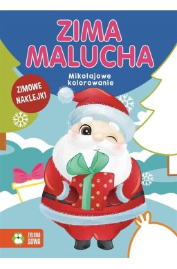 Zima malucha. Mikołajowe kolorowanie