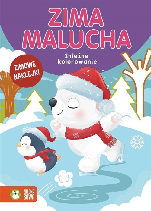 Zima malucha. Śnieżne kolorowanie