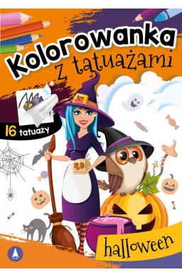 Kolorowanka z tatuażami. Halloween