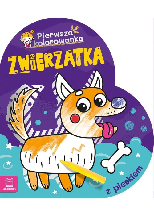 Zwierzątka. Pierwsza kolorowanka z pieskiem