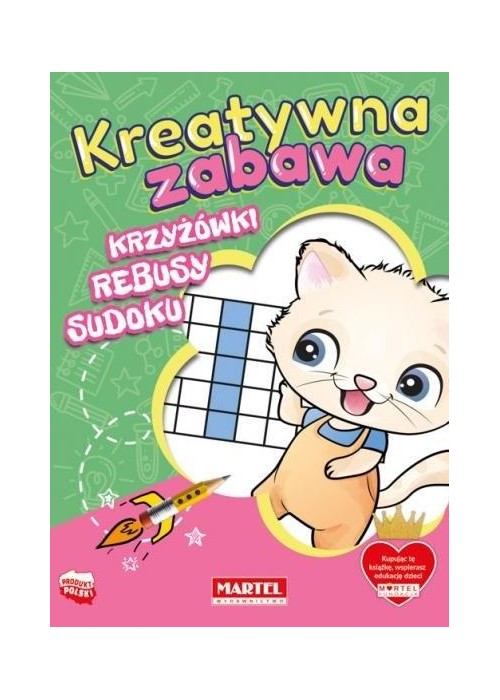 Kreatywna zabawa. Krzyżówki, rebusy, sudoku