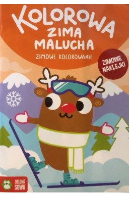 Kolorowa zima malucha. Zimowe kolorowanie