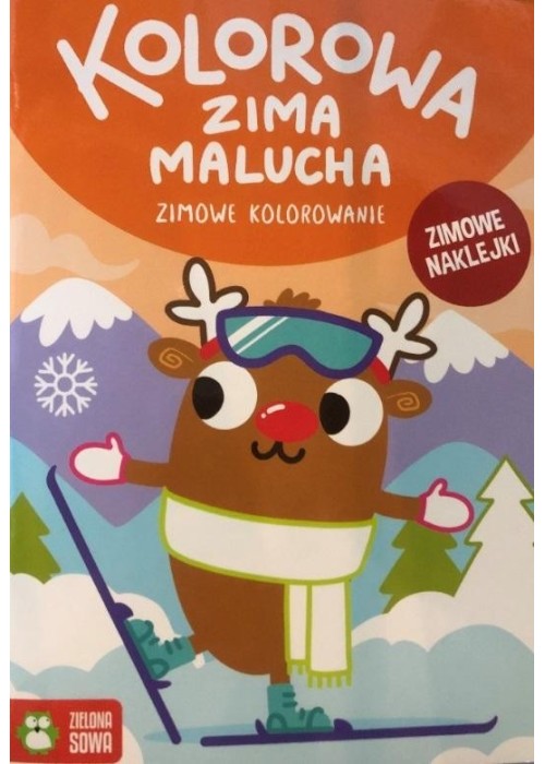 Kolorowa zima malucha. Zimowe kolorowanie