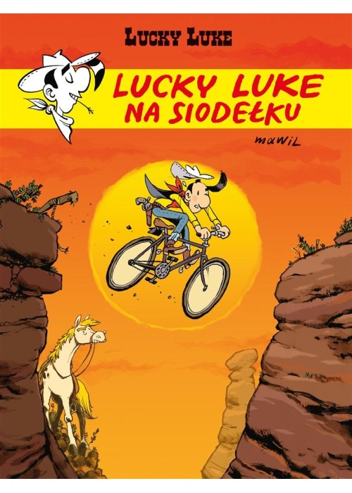 Lucky Luke na siodełku