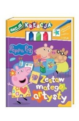 Świnka Peppa. Akcja Kreacja. Zestaw małego artysty