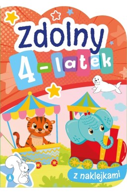 Zdolny 4-latek z naklejkami