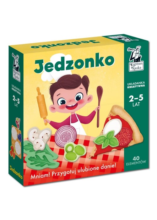 Jedzonko. Układanka kreatywna 2-5 lat