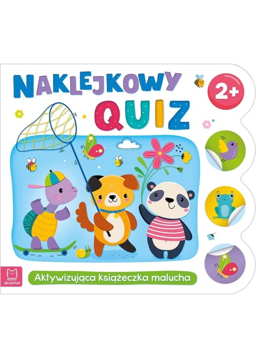 Naklejkowy quiz 2+ Aktywizująca książeczka malucha