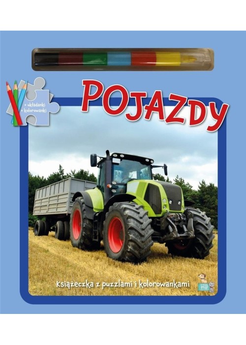 Książeczki z puzzlami Pojazdy