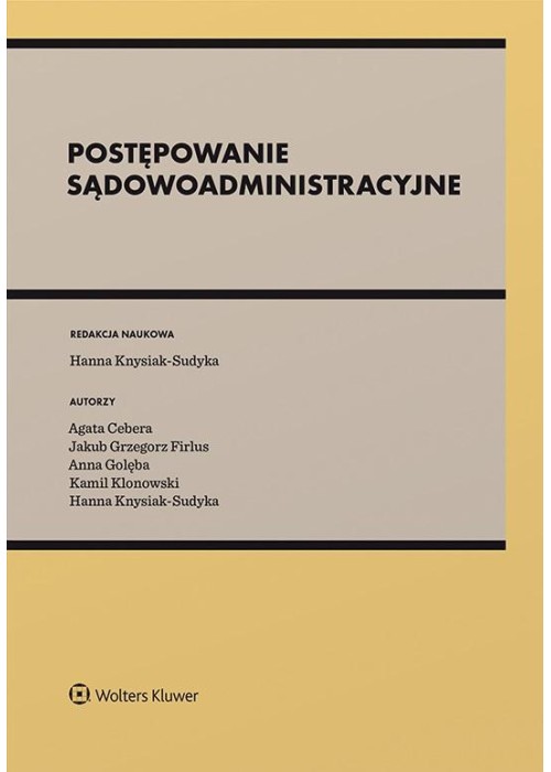 Postępowanie sądowoadministracyjne