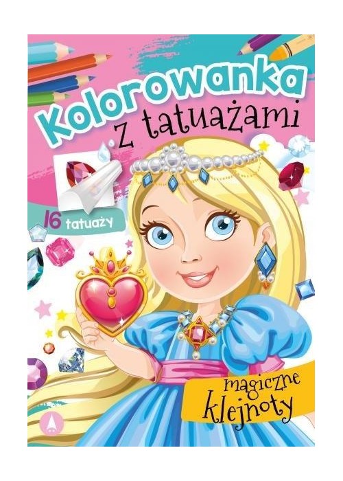 Kolorowanka z tatuażami. Magiczne klejnoty