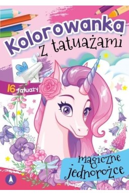 Kolorowanka z tatuażami. Magiczne jednorożce