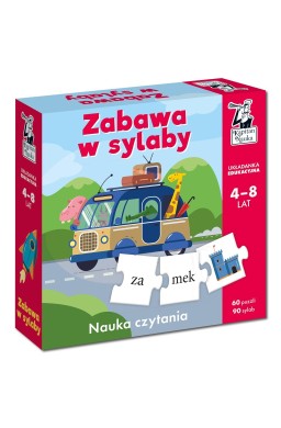 Zabawa w sylaby. Układanka edukacyjna 4-8 lat