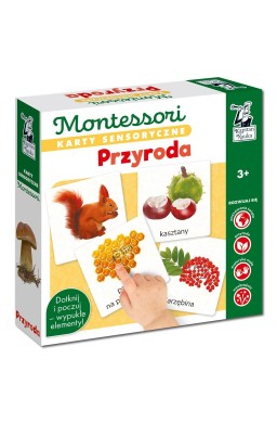 Montessori. Karty sensoryczne Przyroda 3+