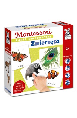 Montessori. Karty sensoryczne. Zwierzęta 2+