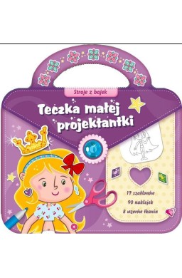 Teczka małej projektantki fiolet 2. Stroje bajek