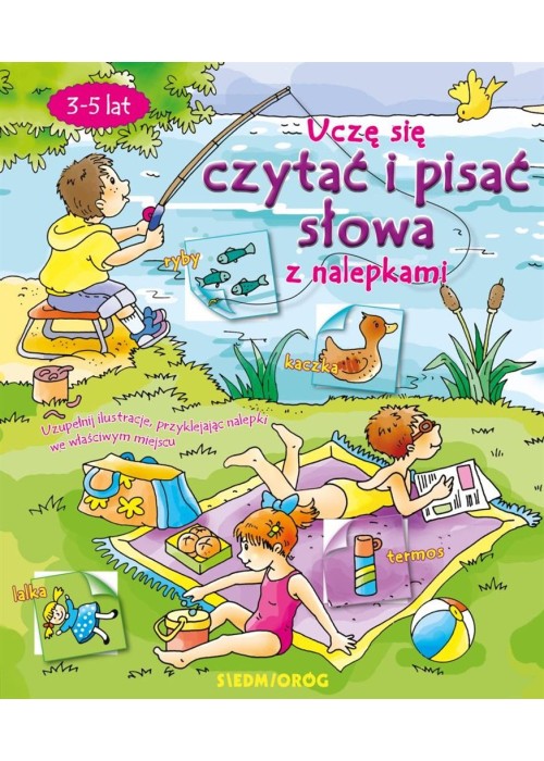 Uczę się czytać i pisać słowa z nalepkami