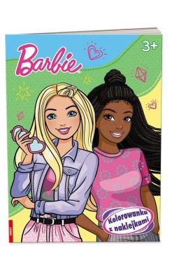 Barbie. Kolorowanka z naklejkami