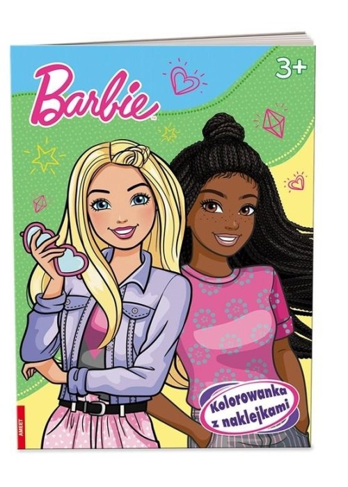 Barbie. Kolorowanka z naklejkami