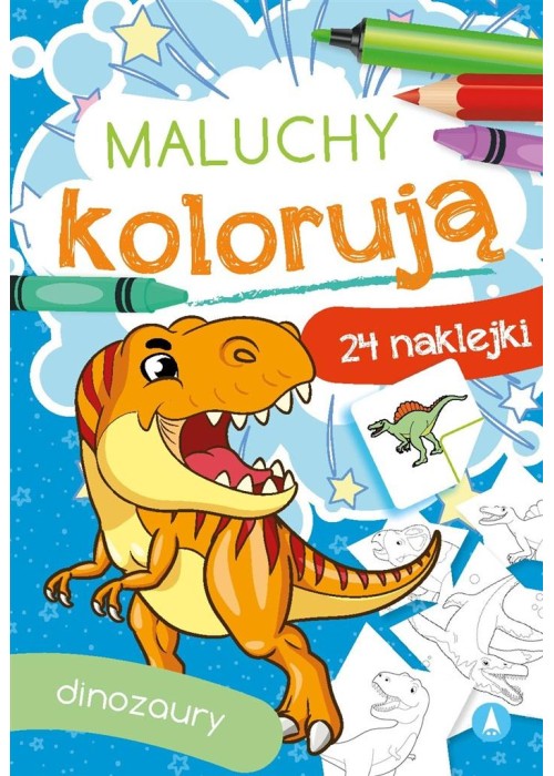 Maluchy kolorują. Dinozaury