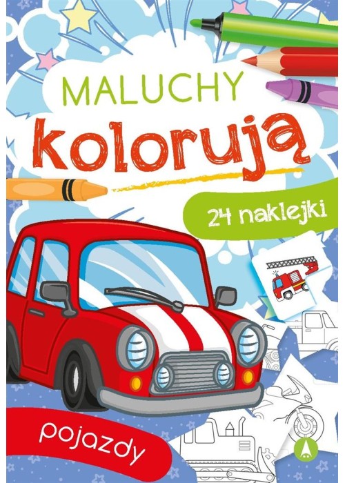 Maluchy kolorują. Pojazdy