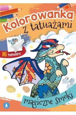 Kolorowanka z tatuażami. Magiczne smoki