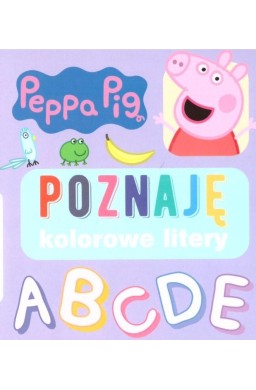 Świnka Peppa. Poznaję kolorowe litery