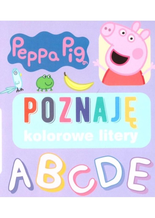 Świnka Peppa. Poznaję kolorowe litery